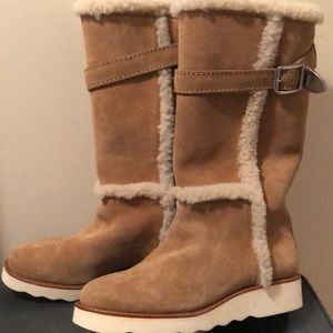 Coach swede boots